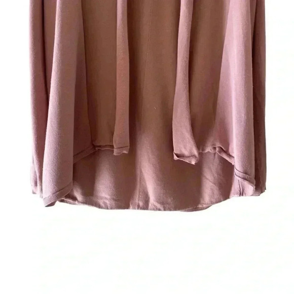 ZARA Knit Shawl Collar Rose Pink Long Sleeves Cardigan Sweater SZ M # 1677 - Picture 4 of 12